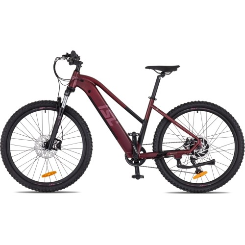 Damski elektryczny rower górski inSPORTline ISL Cleora 648 Wh 27,5″ 2026 - Velour Red