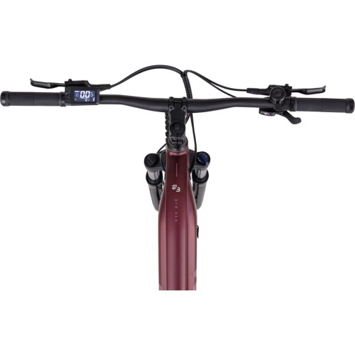 Damski elektryczny rower górski inSPORTline ISL Cleora 648 Wh 27,5″ 2026 - Velour Red