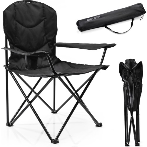 Meteor hiker folding chair - Czarny