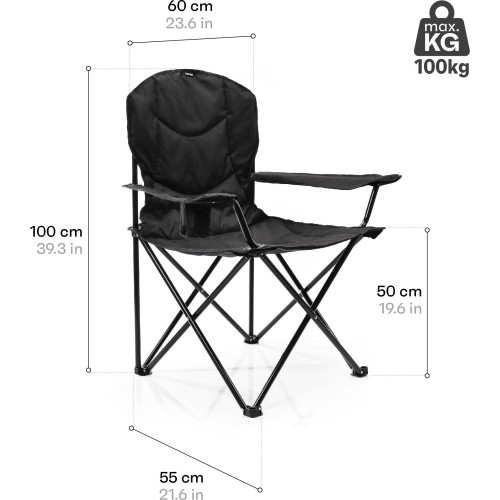 Meteor hiker folding chair - Sea colour