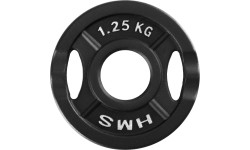 Talerz obciążeniowy żeliwny HMS TOD 51 mm olimpijski do treningu siłowego - 1.25kg