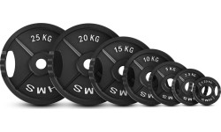 Talerz obciążeniowy żeliwny HMS TOD 51 mm olimpijski do treningu siłowego - 1.25kg