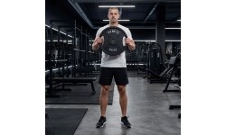 Talerz obciążeniowy żeliwny HMS TOD 51 mm olimpijski do treningu siłowego - 5 kg