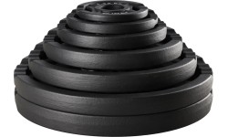 Talerz obciążeniowy żeliwny HMS TOD 51 mm olimpijski do treningu siłowego - 10 kg