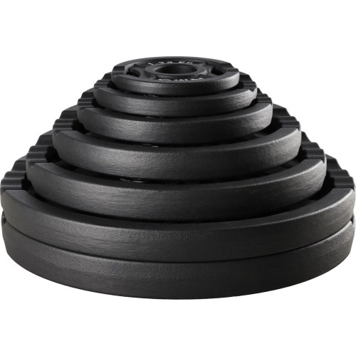 Talerz obciążeniowy żeliwny HMS TOD 51 mm olimpijski do treningu siłowego - 25 kg