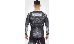 Venum Gorilla Jungle Rashguards Long Sleeves - Black/White