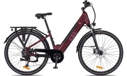 Miejski rower elektryczny inSPORTline ISL Eclion 648 Wh 28” – 2026 - Welurowa czerwień