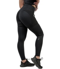 Damskie legginsy z siateczką Nebbia INTENSE 838 - Czarny