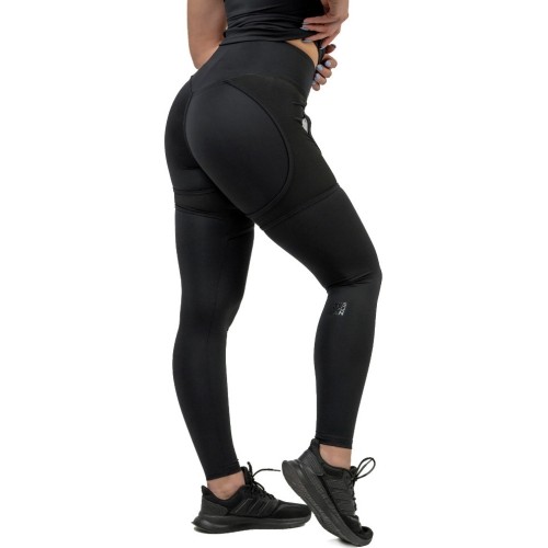 Damskie legginsy z siateczką Nebbia INTENSE 838 - Czarny