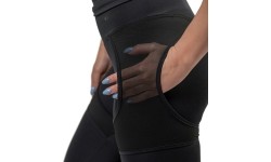 Damskie legginsy z siateczką Nebbia INTENSE 838 - Czarny