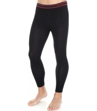 Męskie spodnie termiczne Brubeck Active Wool czarne LE11710 - Czarny