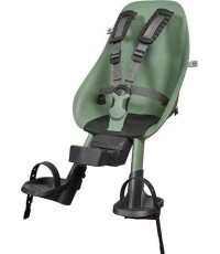 Front-Mounted Child Bike Seat w/ Adaptor Urban Iki - Icho Green/Bincho Black