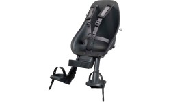 Przednia fotelik rowerowy z adapterem Urban Iki - Bincho Black/Bincho Black