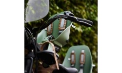 Front-Mounted Child Bike Seat w/ Adaptor Urban Iki - Bincho Black/Bincho Black