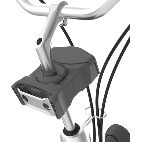 Front-Mounted Child Bike Seat w/ Adaptor Urban Iki - Bincho Black/Bincho Black