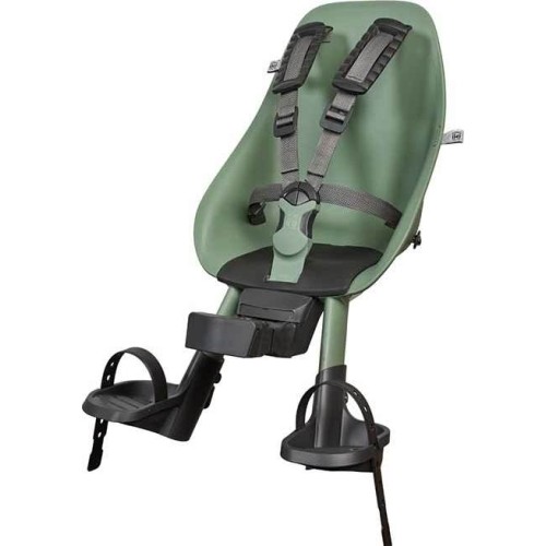 Front-Mounted Child Bike Seat w/ Adaptor Urban Iki - Shinju White/Bincho Black
