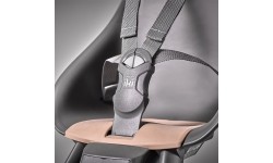 Front-Mounted Child Bike Seat w/ Adaptor Urban Iki - Shinju White/Bincho Black