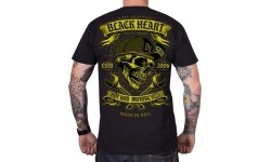 T-Shirt BLACK HEART Satan - Czarny