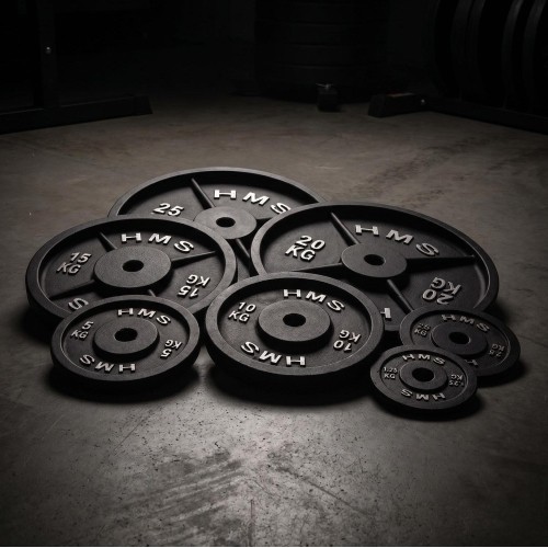 Żeliwny talerz obciążeniowy TCN HMS, 1,25 kg - 10 kg