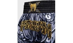 Venum Wolf Atak Muay Thai Shorts - Black/Grey