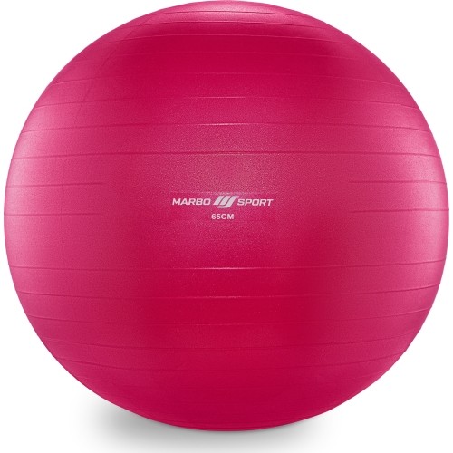 Piłka gimnastyczna Anti-Burst 65 cm różowa Marbo Sport