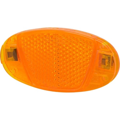 Odblask na szprychy FORCE 80x40mm (żółty)