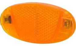 Odblask na szprychy FORCE 80x40mm (żółty)