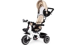 Rowerek Wózek trójkołowy dla małych dzieci z obracanym siedzeniem Eco Toys - beżowy