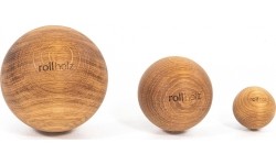 Zestaw dębowych kulek do masażu rollholz