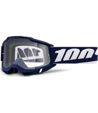 Gogle motocrossowe 100% Accuri 2 - Mifflin ciemnoniebieski, przezroczyste plexi