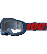 Gogle motocrossowe 100% Accuri 2 - Odeon niebieski, przezroczysta pleksa