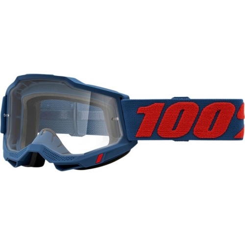 Gogle motocrossowe 100% Accuri 2 - Odeon niebieski, przezroczysta pleksa