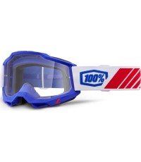 Gogle motocrossowe 100% Accuri 2 - Kolby niebieski, przezroczysta pleksa
