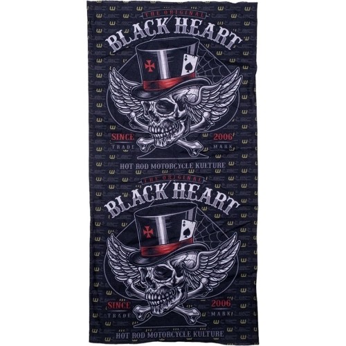 Wielofunkcyjny ocieplacz na szyję W-TEC Black Heart Scarfest - Wings Skull