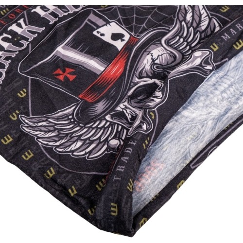 Wielofunkcyjny ocieplacz na szyję W-TEC Black Heart Scarfest - Wings Skull