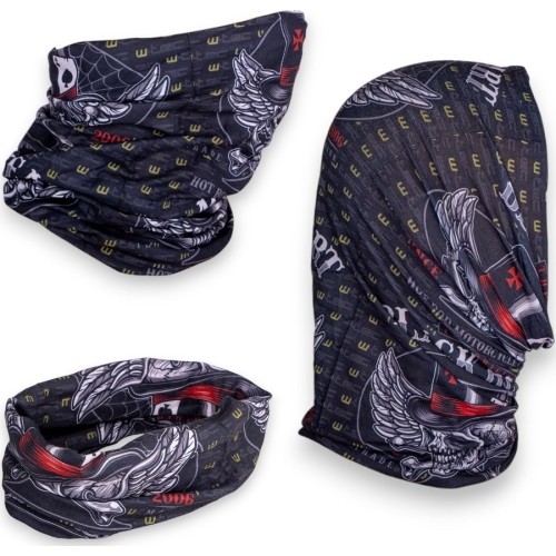 Wielofunkcyjny ocieplacz na szyję W-TEC Black Heart Scarfest - Motorcycle