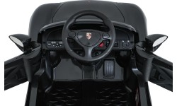 Pojazd elektryczny Porsche 911 Carrera, czarny