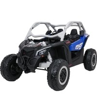 Elektryczny pojazd buggy Maverick Turbo RR niebiesko-szary