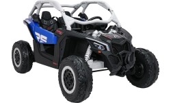 Elektryczny pojazd buggy Maverick Turbo RR niebiesko-szary