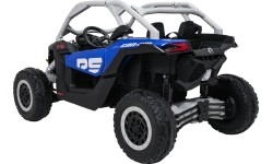 Elektryczny pojazd buggy Maverick Turbo RR niebiesko-szary
