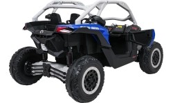 Elektryczny pojazd buggy Maverick Turbo RR niebiesko-szary