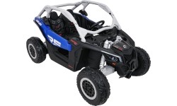 Elektryczny pojazd buggy Maverick Turbo RR niebiesko-szary