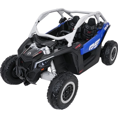 Elektryczny pojazd buggy Maverick Turbo RR niebiesko-szary