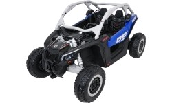 Elektryczny pojazd buggy Maverick Turbo RR niebiesko-szary
