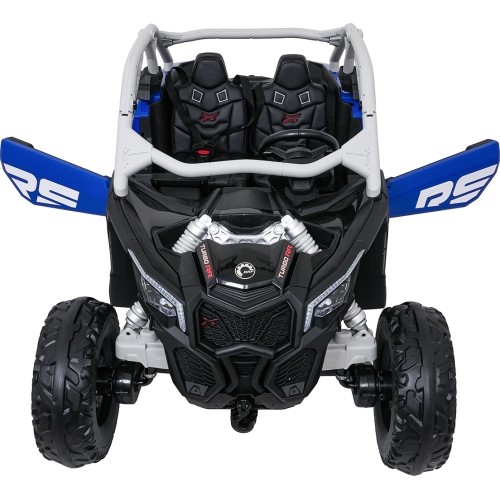 Elektryczny pojazd buggy Maverick Turbo RR niebiesko-szary