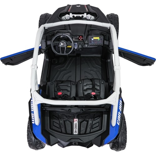 Elektryczny pojazd buggy Maverick Turbo RR niebiesko-szary