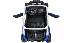 Elektryczny pojazd buggy Maverick Turbo RR niebiesko-szary