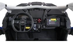 Elektryczny pojazd buggy Maverick Turbo RR niebiesko-szary