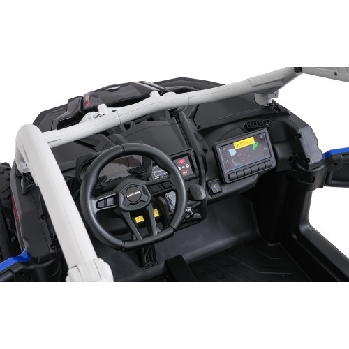 Elektryczny pojazd buggy Maverick Turbo RR niebiesko-szary