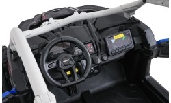 Elektryczny pojazd buggy Maverick Turbo RR niebiesko-szary